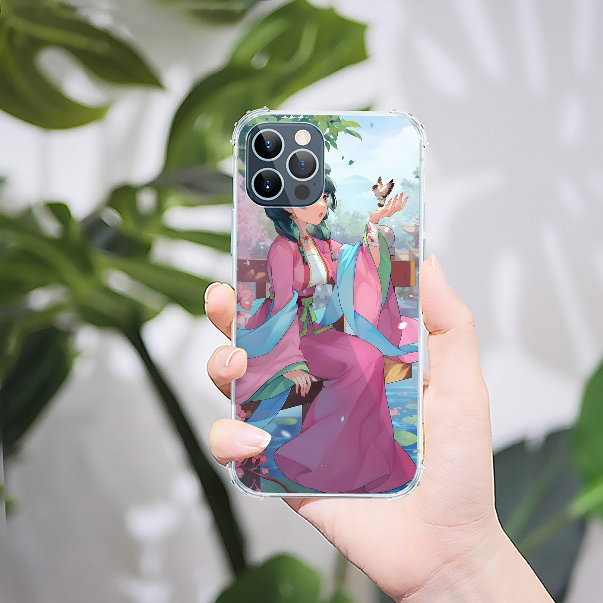 （画像用） 薬屋のひとりごと The Apothecary Diaries 【iPhone 12シリーズ対応】透明スマホケース（クリアソフトケース）